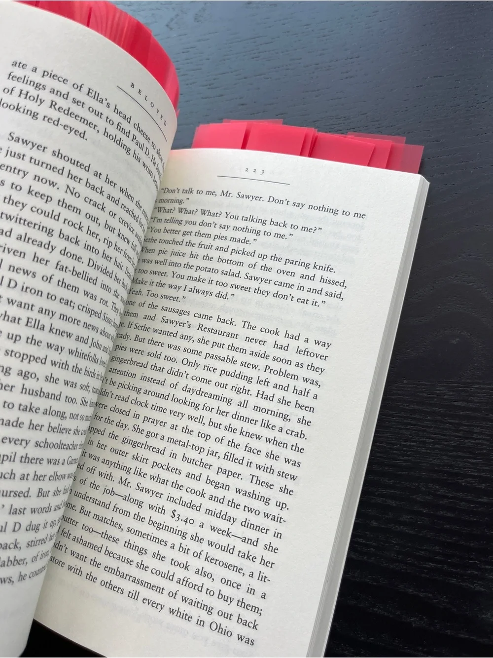 Vintage International Beloved Toni Morrison Paperback Book Red 8